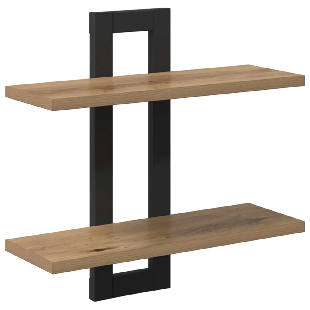Scaffali flottanti Rovere Artigianale 40 x 15 x 40 cm 8012419