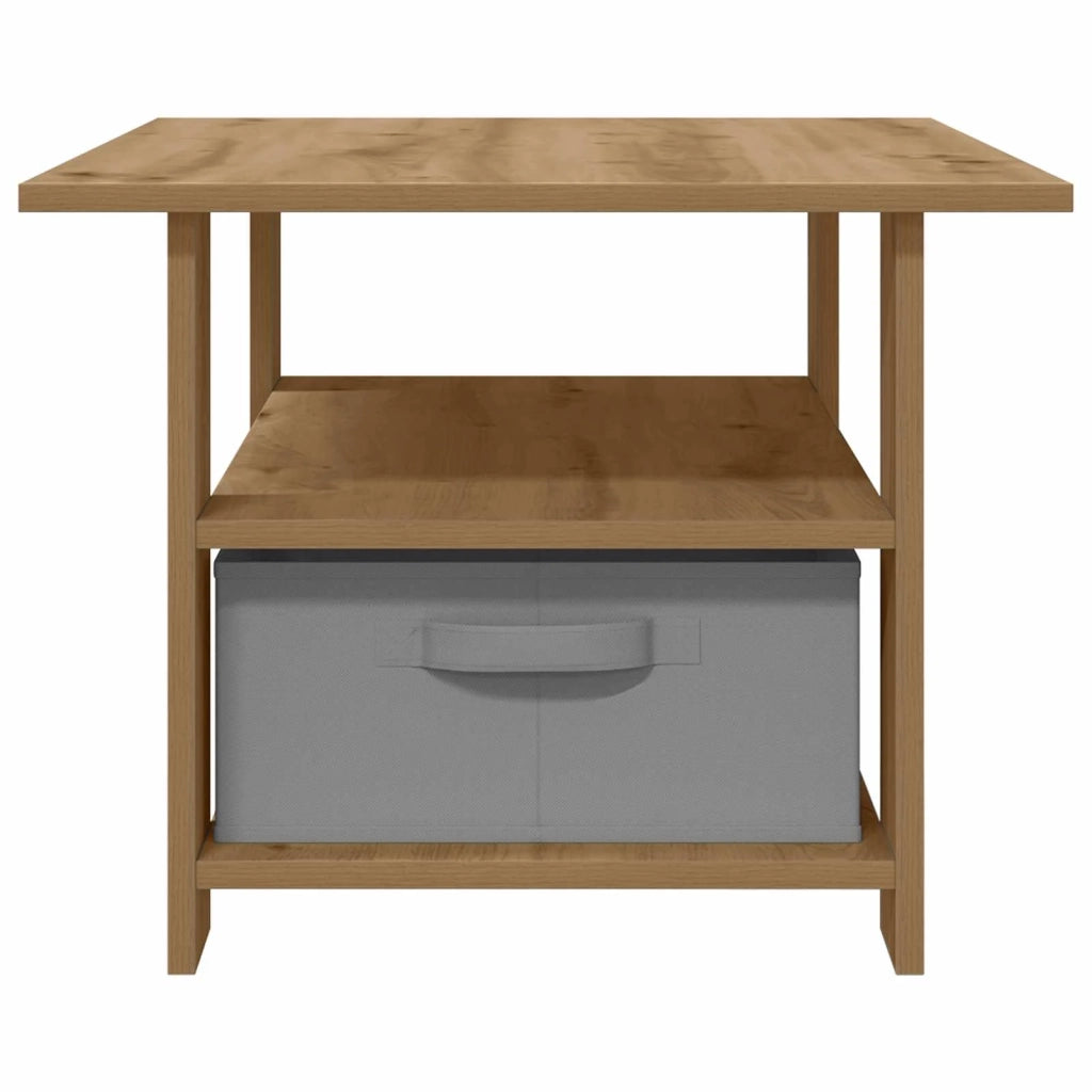 Tavolino da salotto Rovere artigianale 77 x 55 x 42 cm