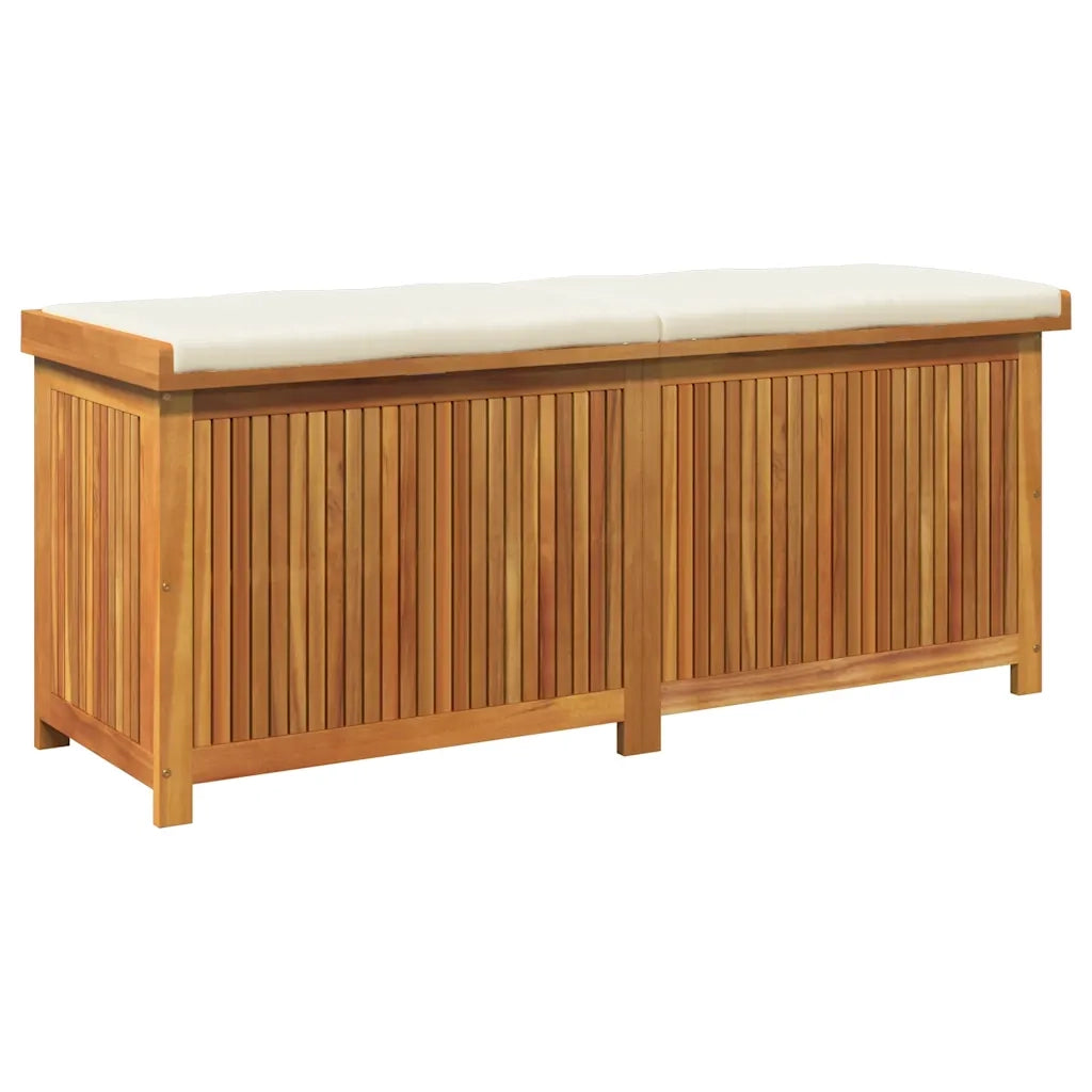 vidaXL Scatola Cuscini da Esterno 150x50x60,5 cm Legno Massello Acacia