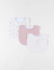 Set di 3 pannelli di assorbimento in poliestere e cotone - colore poederrose/ecru