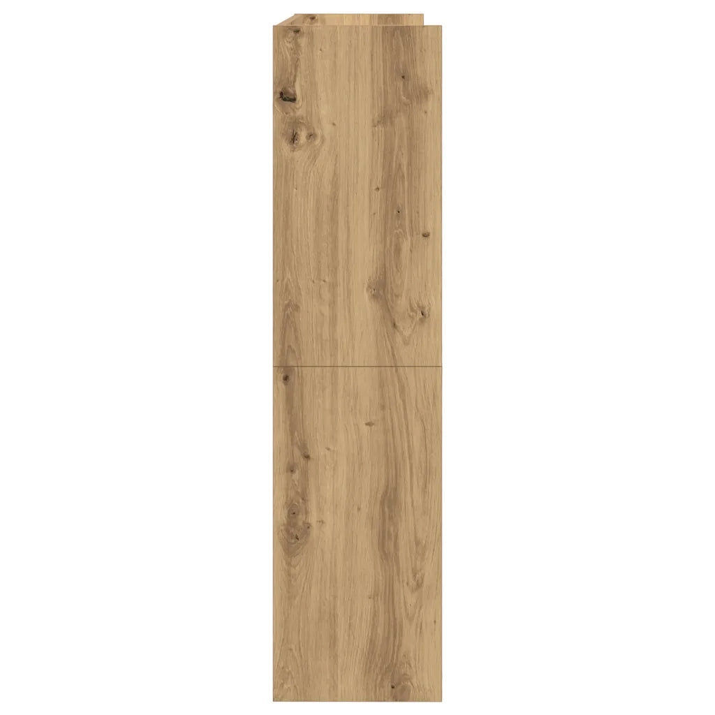 vidaXL Scarpiera Rovere Artigianale 80x25x100 cm in Legno Multistrato