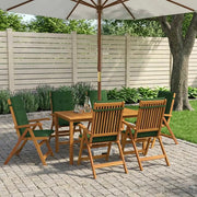 Set da pranzo da giardino 7 pezzi Naturale 3434583