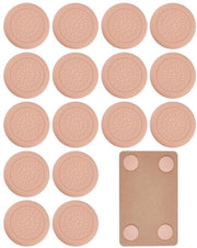 Pannelli Antiscivolo per Snidere - 16 Pezzi - Silicone - Piedi Ronde - Impermeabili - Assorbenti Shock - Pannelli per Mobili