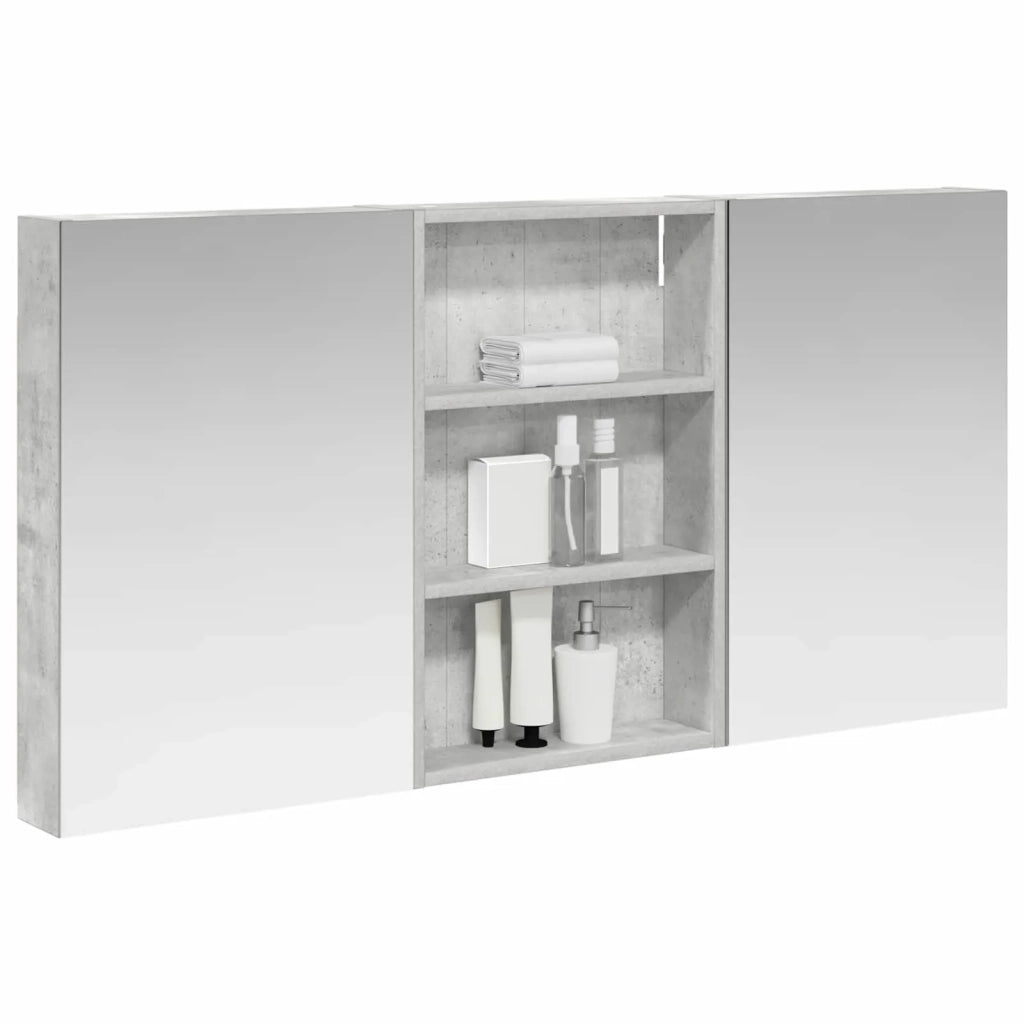Set di Armadi da Bagno con porta 3 pcs 120 x 10,5 x 60,5 cm