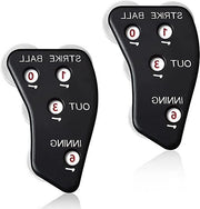 Clicker di Gioco per Coach di Softball - 2 Pezzi con 4 Ruote - Rileva Uscite e Inning Palle - Nero