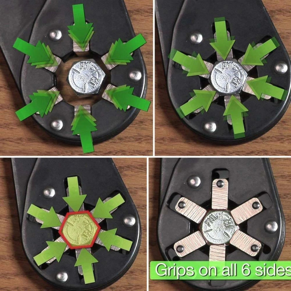 CHIAVE UNIVERSALE PER DADI BULLONI DA 7-14mm PINZA PER DADI BULLONI 6"