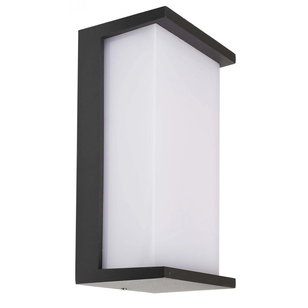 Grumium Applique LED parete muro IP54 lampada LED 10W CCT 3000K 4000K luce ingresso garage balcone 230V SENZA BORDI