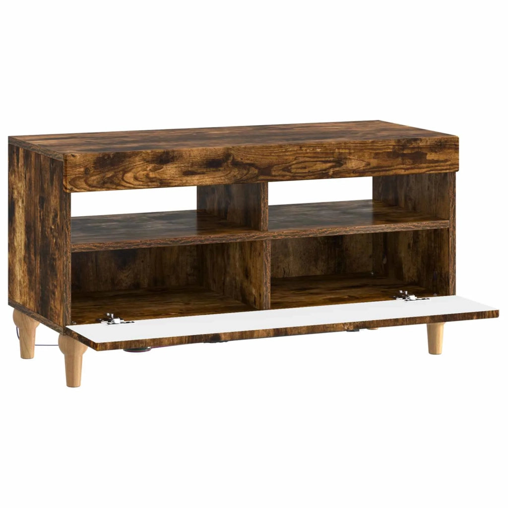 Mobile TV LED Rovere Fumo Legno ingegnerizzato 896340