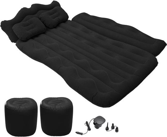 Matrimoniale Luchtmatras Auto 170x110x14cm - Matras Opblaasbaar - Matras per Viaggio - Materiale PVC/Flocking - Resistente ai Colpi/Comodo - Matrimoniale Letto per Viaggio