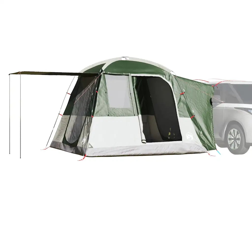 Tenda da Campeggio per Auto per 4 Persone-Tenda per Famiglie Verde Impermeabile 167637