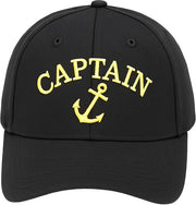 Cappello per animale da compagnia marino - Scritta in rilievo - Alta qualità - Snapback - Dimensione unica - Bordatura dorata - Animale da compagnia