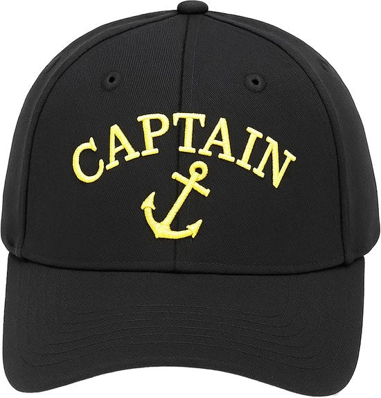 Cappello per animale da compagnia marino - Scritta in rilievo - Alta qualità - Snapback - Dimensione unica - Bordatura dorata - Animale da compagnia