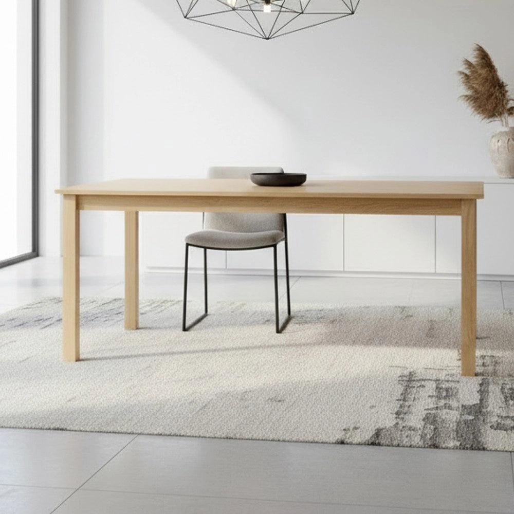 Tavolo rettangolare colore rovere Dori 140x80x74