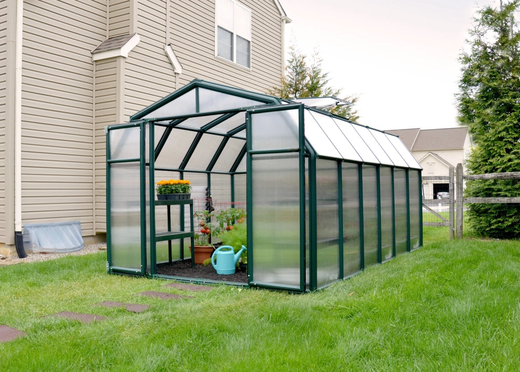 Canopia Hobby Gardener Doppio Strato Serra Da Giardino in Policarbonato 391X266X208 cm Verde