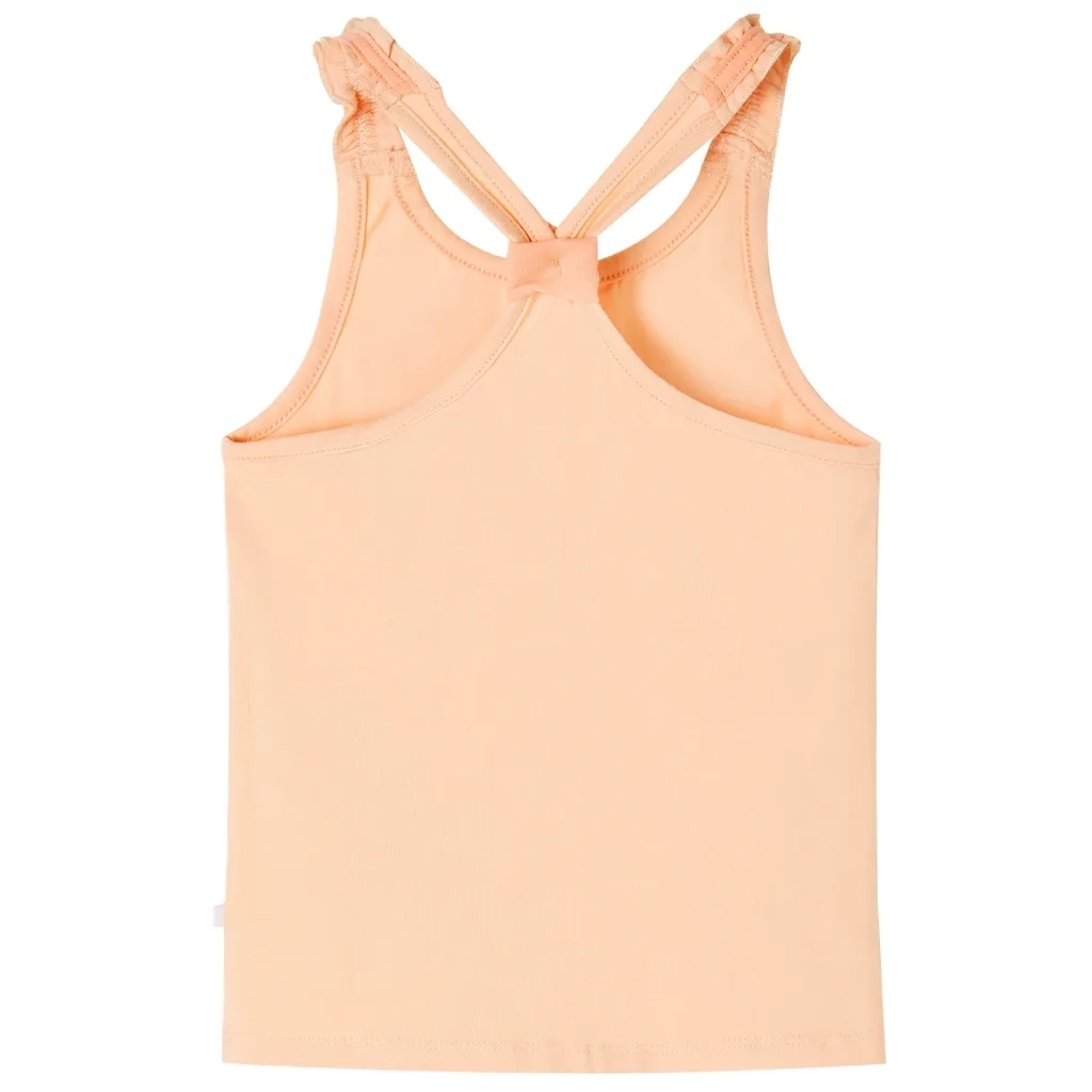 Canotta da Bambina Arancione Chiaro 128cod mxl 85595