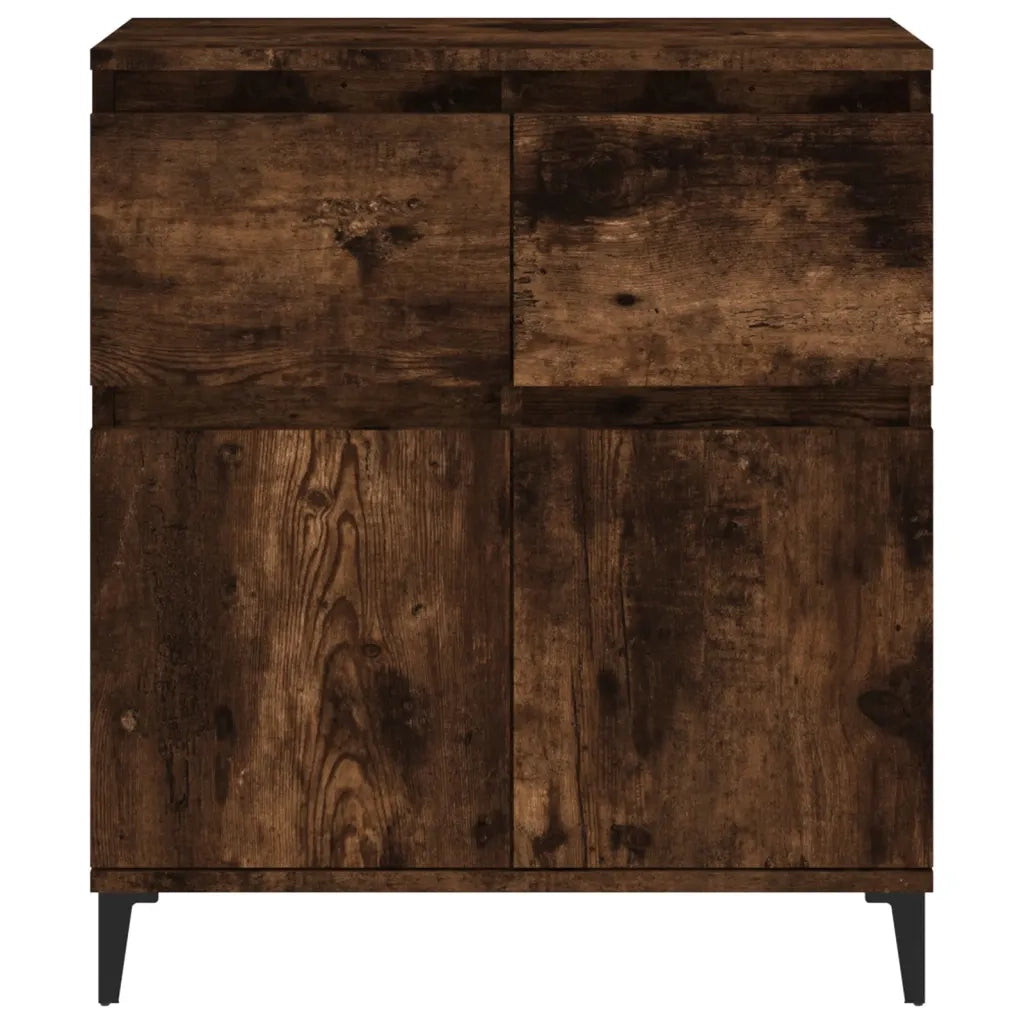 Credenza-Buffet-Armadio da cucina Rovere Fumo 60x35x70 cm in Legno Multistrato 402582