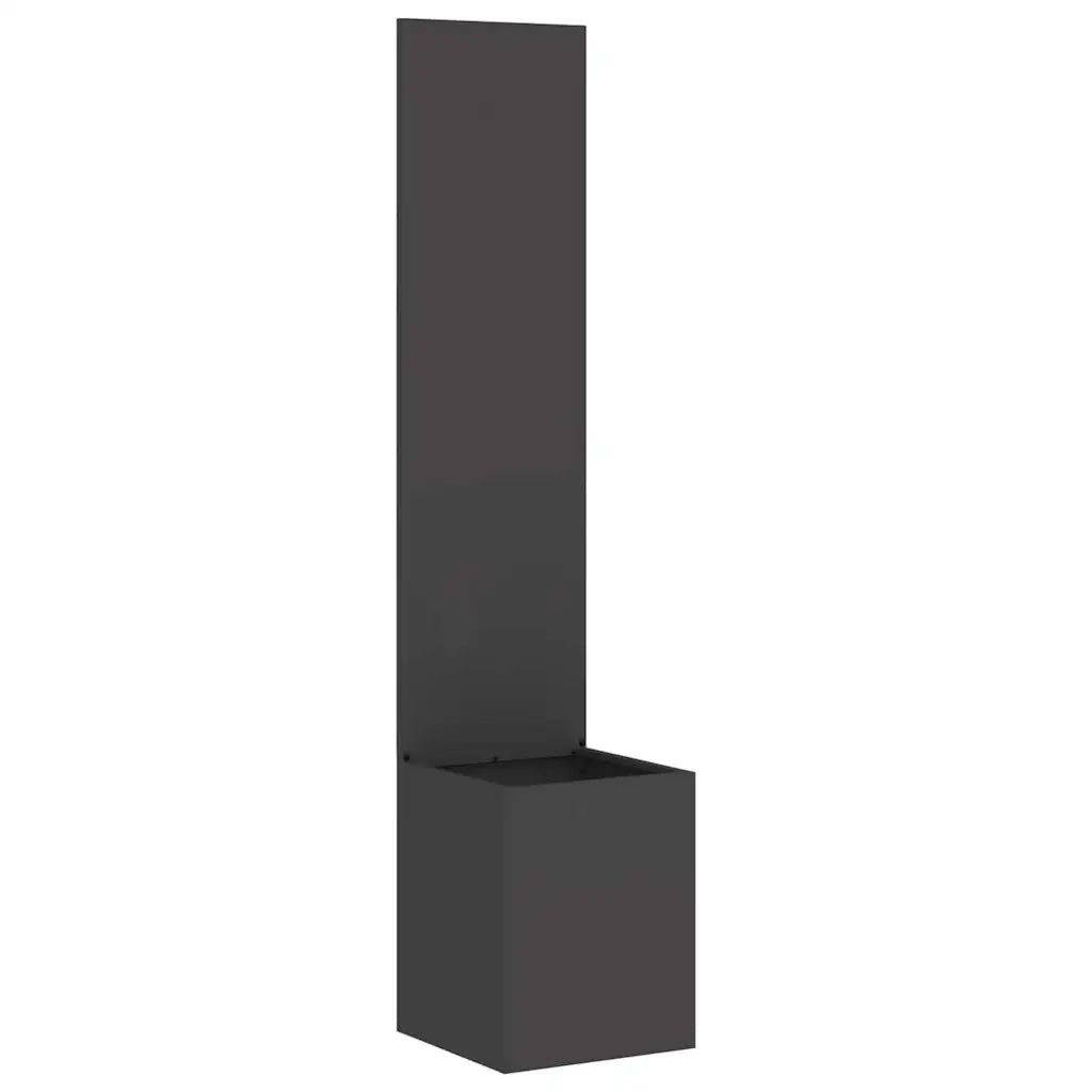 Schermo per privacy in giardino Traforo Nero 32 x 32 x 150 cm 876371