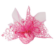 Trade Shop - 20 Sacchetti Velo Veletti Organza Rete Tulle Per Confetti Matrimonio Bomboniere - Fucsia