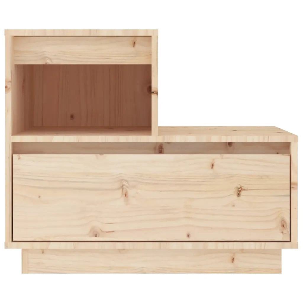 Comodino 60x34x51 cm in Legno Massello di Pino 814374
