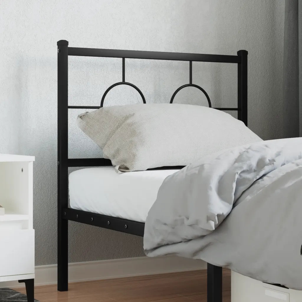 Testiera in Metallo-Testiera in Ferro-Testata Nero 75 cm 275945