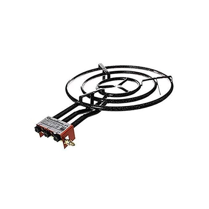 ILSA 700 Bruciatore a Gas 70 cm 3 Anelli per Paellera Butano Propano Esterno colore Nero