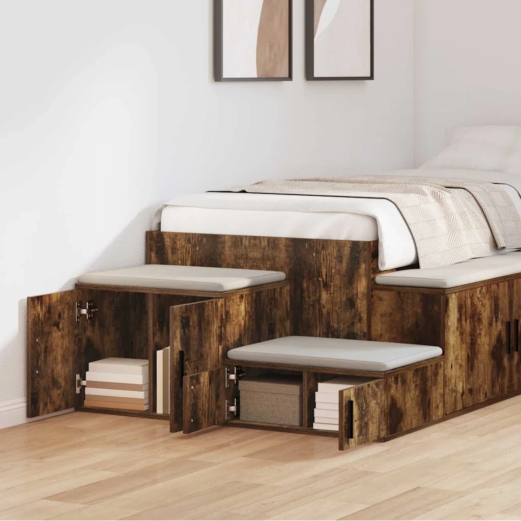 Armadio 2 pz Rovere fum¨¦ 127 x 41 x 40 cm Legno multistrato CFW6402608