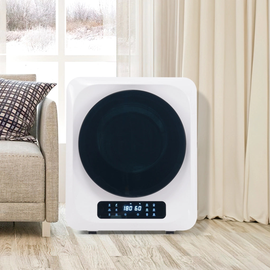 Asciugatrice a parete 3 kg; capacità effettiva 4 kg; 850 W; 6 programmi; LED; bianco