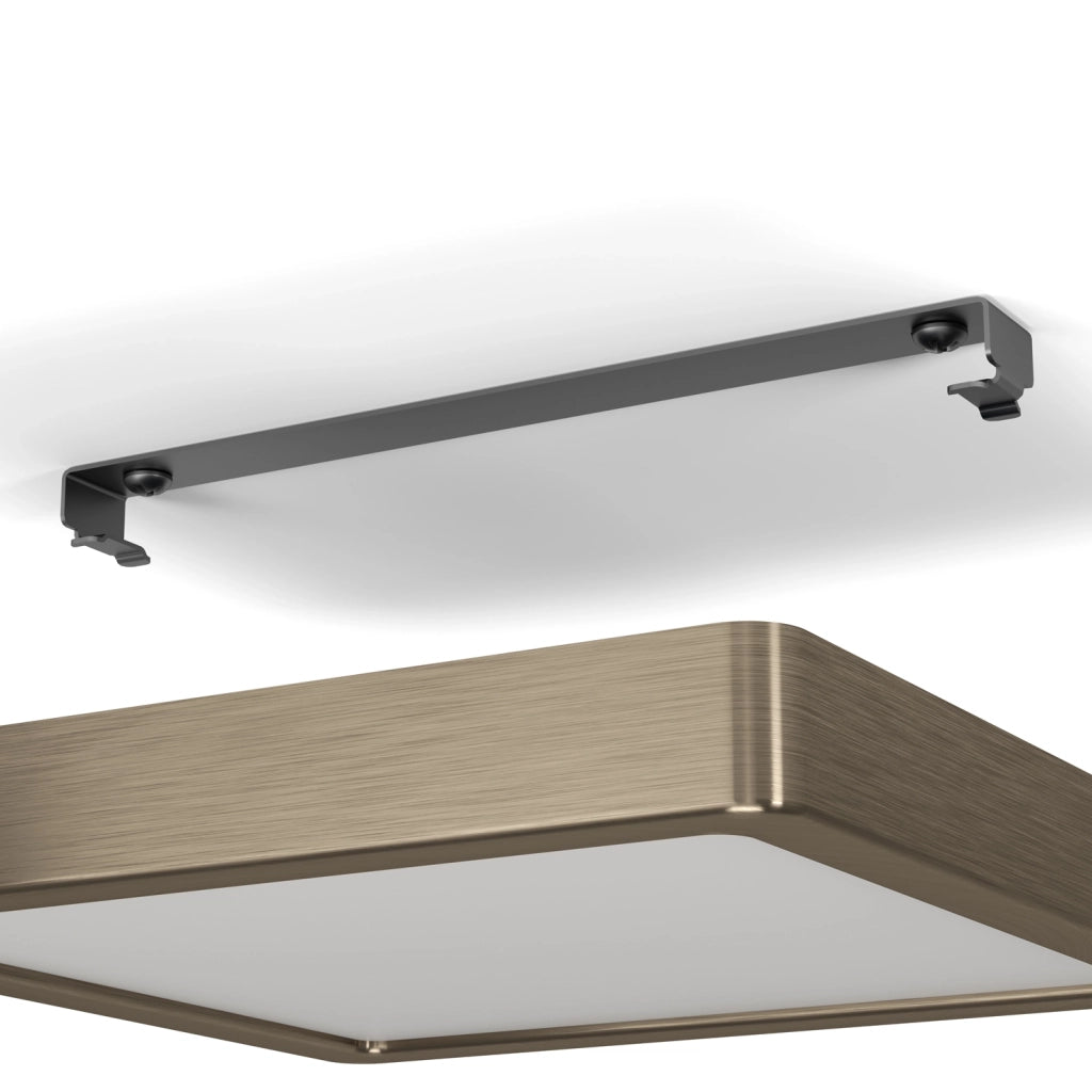 Plafoniera Moderna Fueva 5 Acciaio Nichel Satinato Led Integrato 17W