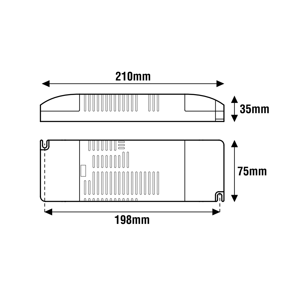 Alimentatore Dimmerabile 100W 24V LEF LIGHTING Per strisce LED