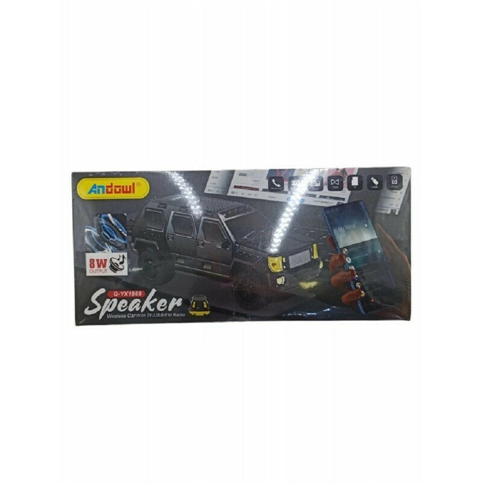 Trade Shop - Speaker Bluetooth Auto 8w Q-yx1869 Altoparlante Wireless Ricaricabile Con Radio -