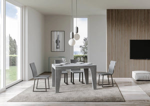 Tavolo Allungabile 130-390x90x77 cm Naxy Cemento