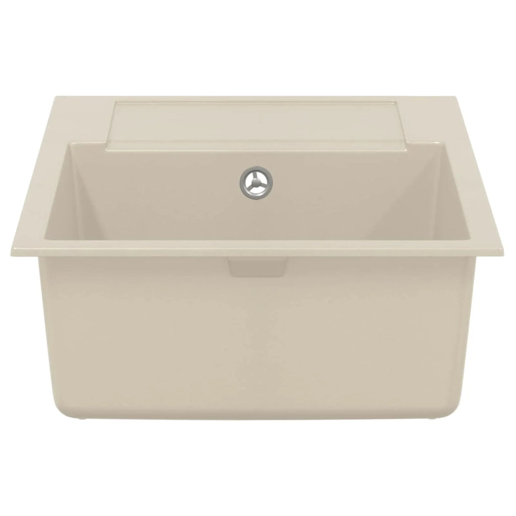 Lavello Beige 780 x 500 mm 80% Quarzo e 20% Resina 42028402