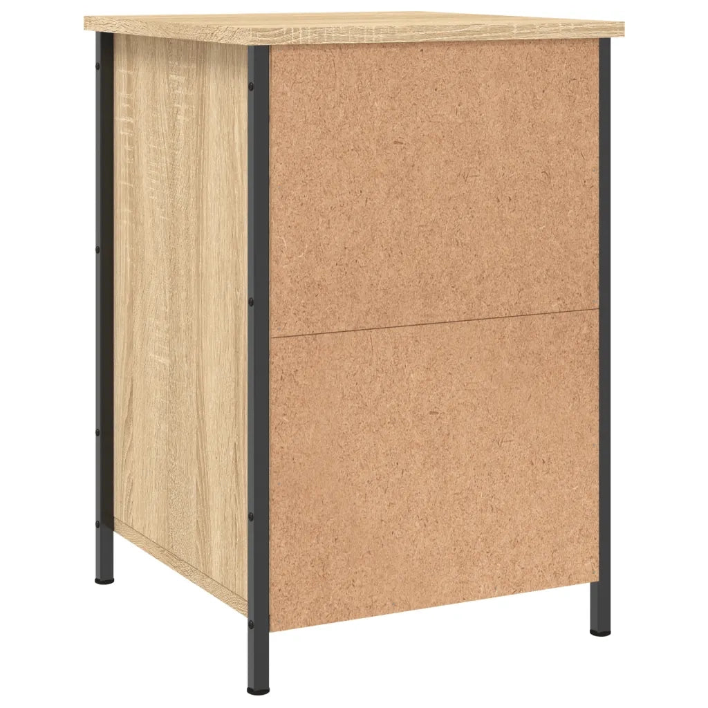 Set di 2 Comodini | Armadio da Notte | Mobiletto da notte Rovere Sonoma 40x42x60 cm in Legno Multistrato