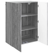 Armadietto a Muro | Mobiletto a muro Sonoma grigio 66 x 34,5 x 90 cm