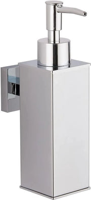 Dispensatore di sapone in acciaio inossidabile - Cromo - Adatto per ogni bagno - Sostenibile - Montaggio a parete