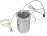 Macchina per la mungitura manuale a inox 2 litri - macchina per la mungitura per installazione di mungitura - attrezzatura per allevamento