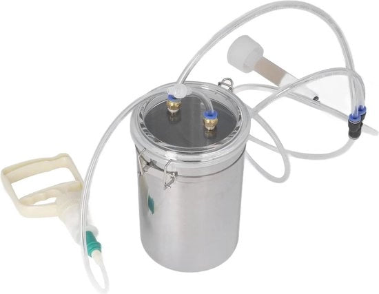 Macchina per la mungitura manuale a inox 2 litri - macchina per la mungitura per installazione di mungitura - attrezzatura per allevamento