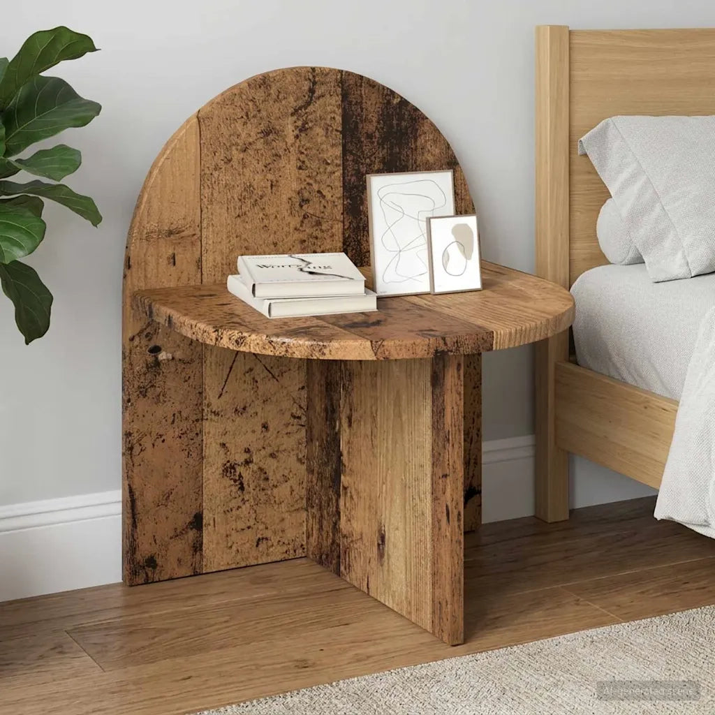 Comodino Legno antico 40 x 35,5 x 45,5 cm Legno ingegnerizzato