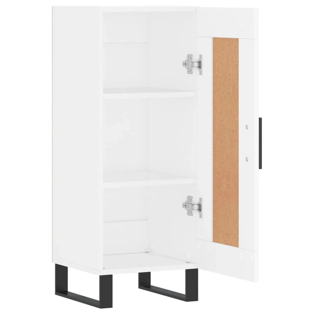 Buffet credenza cassettiera mobiletto mobile contenitore organizer per cucina soggiorno salotto 34,5 x 34 x 90 cm legno ingegnerizzato bianco 02_0030251