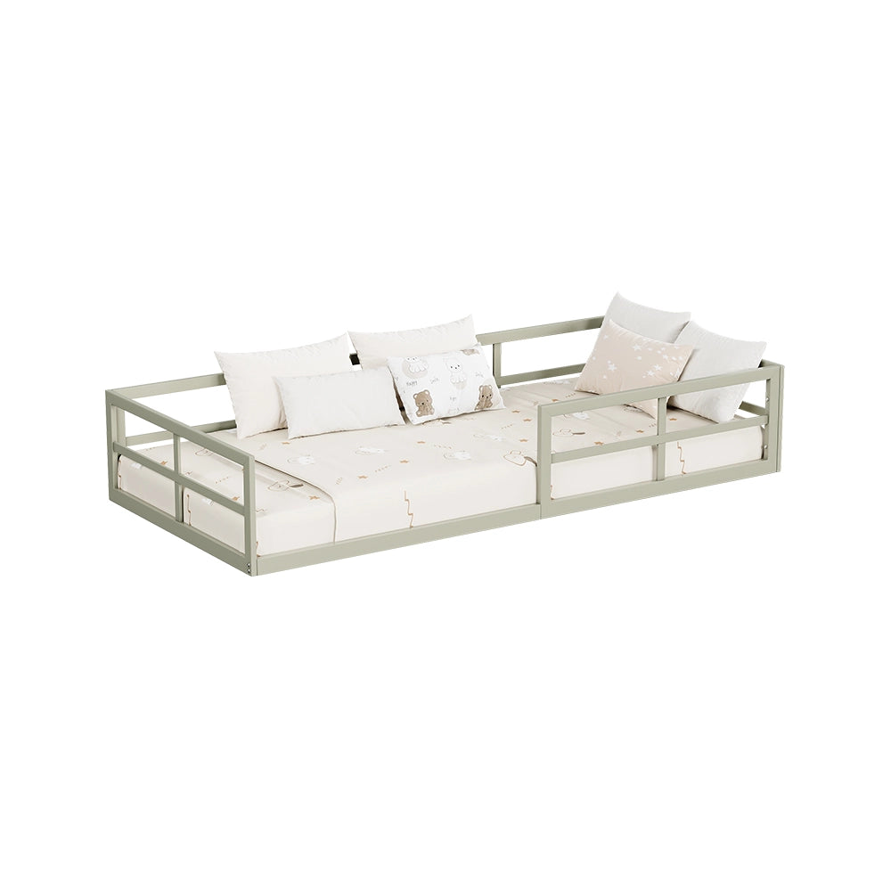 Vitalispa Letto per bambini Grigio 90x200 con materasso