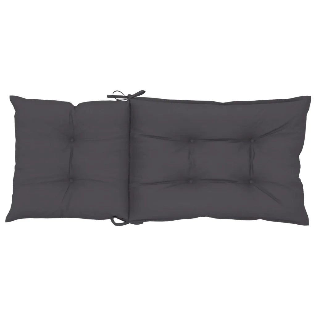 Cuscini per Sedie 6 pz Antracite 120x50x7 cm in Tessuto 360229