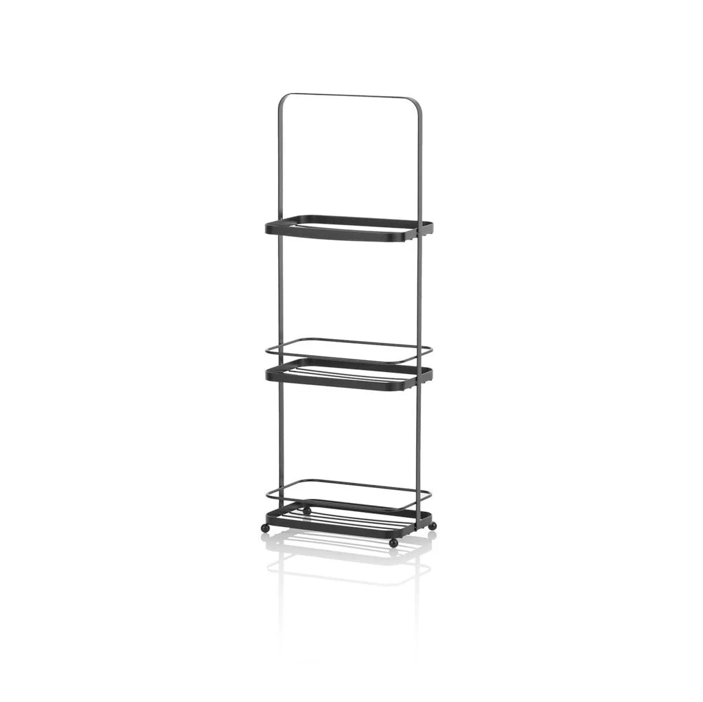 Scaffale/organizer da terra AUTOR nero