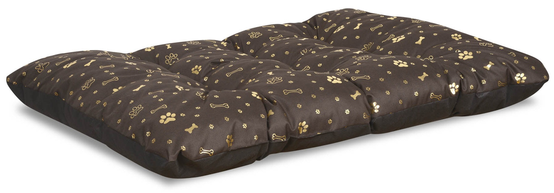 AIO FACTORY 80x60 cm PRESTIGE Letto per cani impermeabile Golden Bones