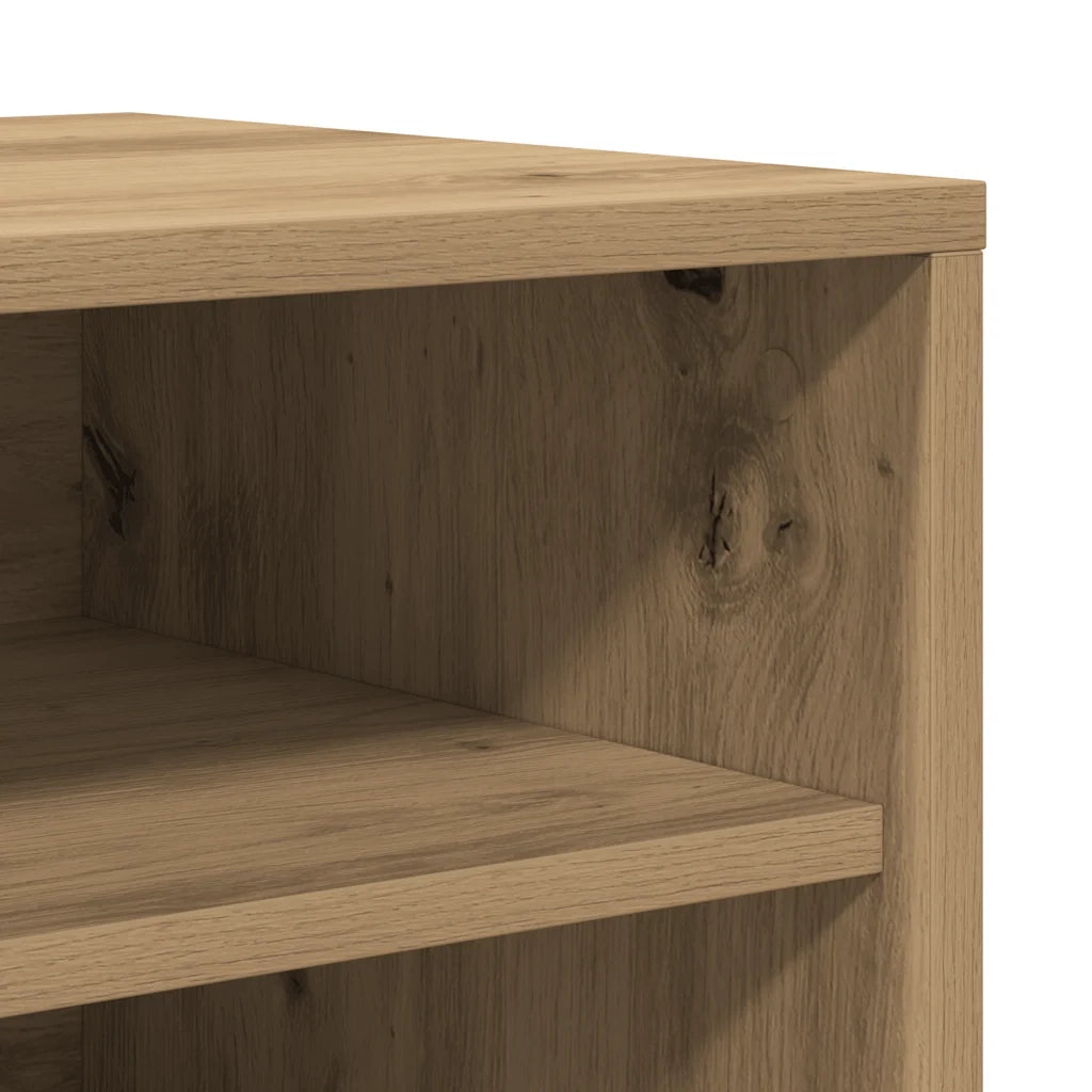 Scarpiera Rovere Artigianale 60x35x70 cm in Legno Multistrato
