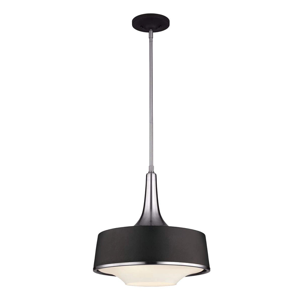 Lampada a sospensione Feiss Holloway 4xE27 acciaio spazzolato