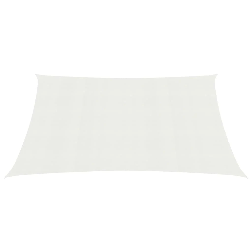Vela ombreggiante 160 g/m² 2 x 2,5 m HDPE bianco 02_0009004