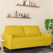 Divano a 2 Posti-Sofa 2 Posti giallo 140 cm in Velluto 134445
