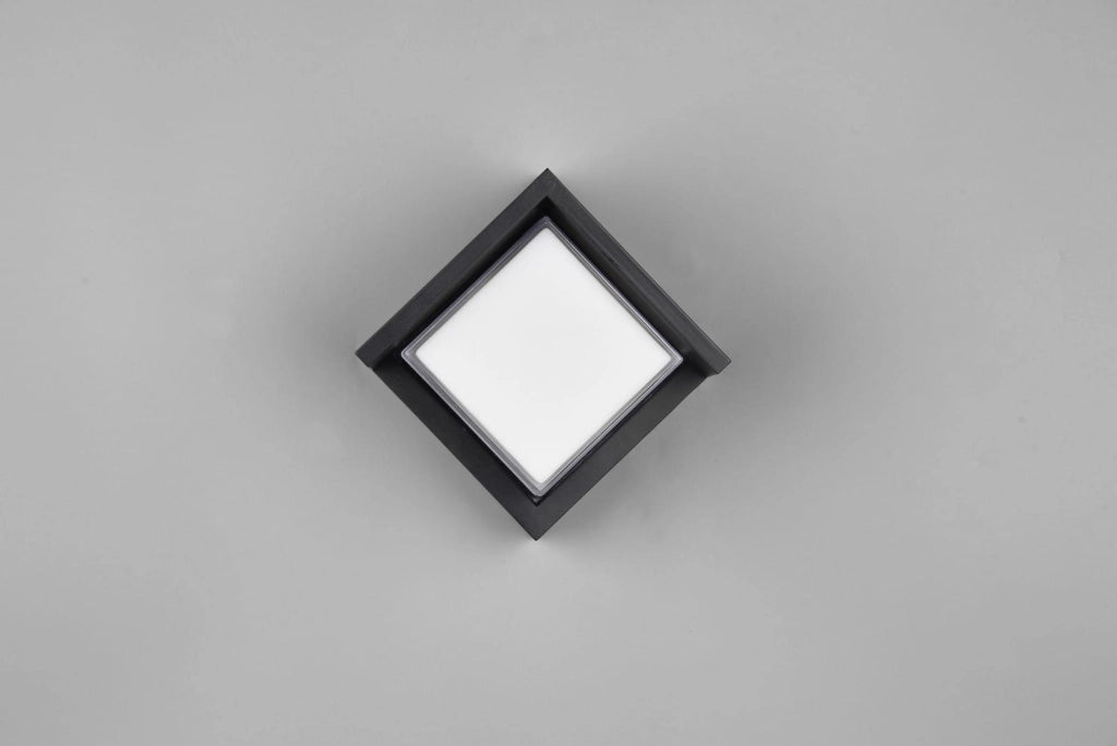 Applique esterna PUNO nera LED 8W 3000K IP54 RL R27026132