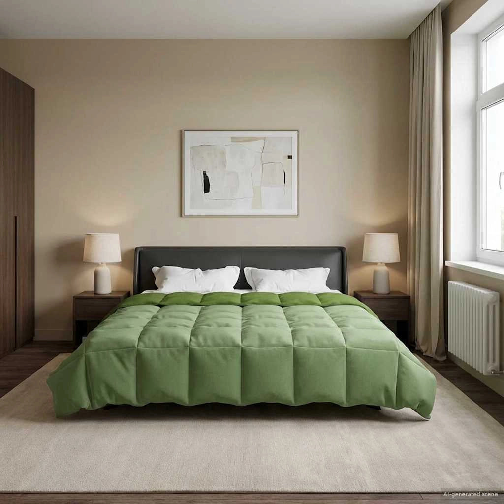 Piumone Completo Annuale 220 x 260 cm 4 stagioni Verde 42026047