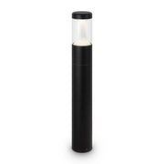 Lampione Per Esterno Moderno Alluminio Nero Luce 8W Ip54